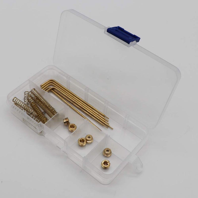 KIPA Carburetor Calibration Tuning Kit For CFM 1400 1404 1405 1406 1407 1408 1409 1411 WPA 1487 Carter AFB Carburetor Jets Rods Springs Jets sizes 95 98 101 Metering Rod & Rod Retainers - Image 3
